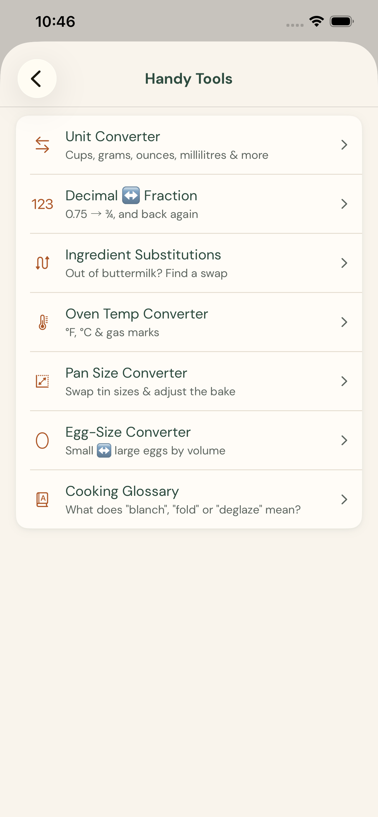 Handy Tools list